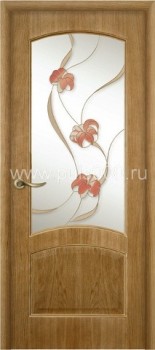 Входная дверь с витражом МДФ PLS-9, цена 121 050  руб.