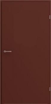Однопольная входная дверь с простым окрасом с двух сторон OP-1512